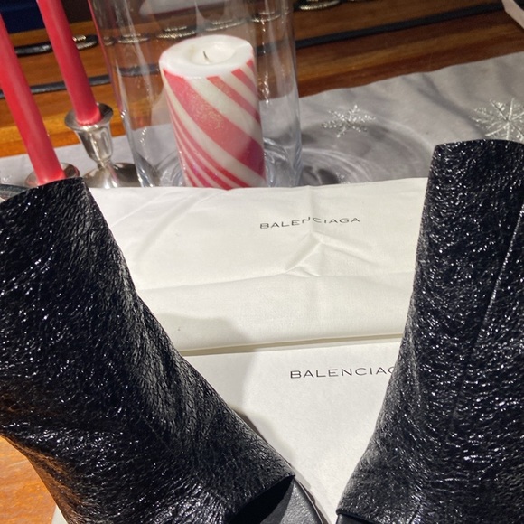 Balenciaga sparkling wedges size 7 US look new worn only a few times - Picture 7 of 11